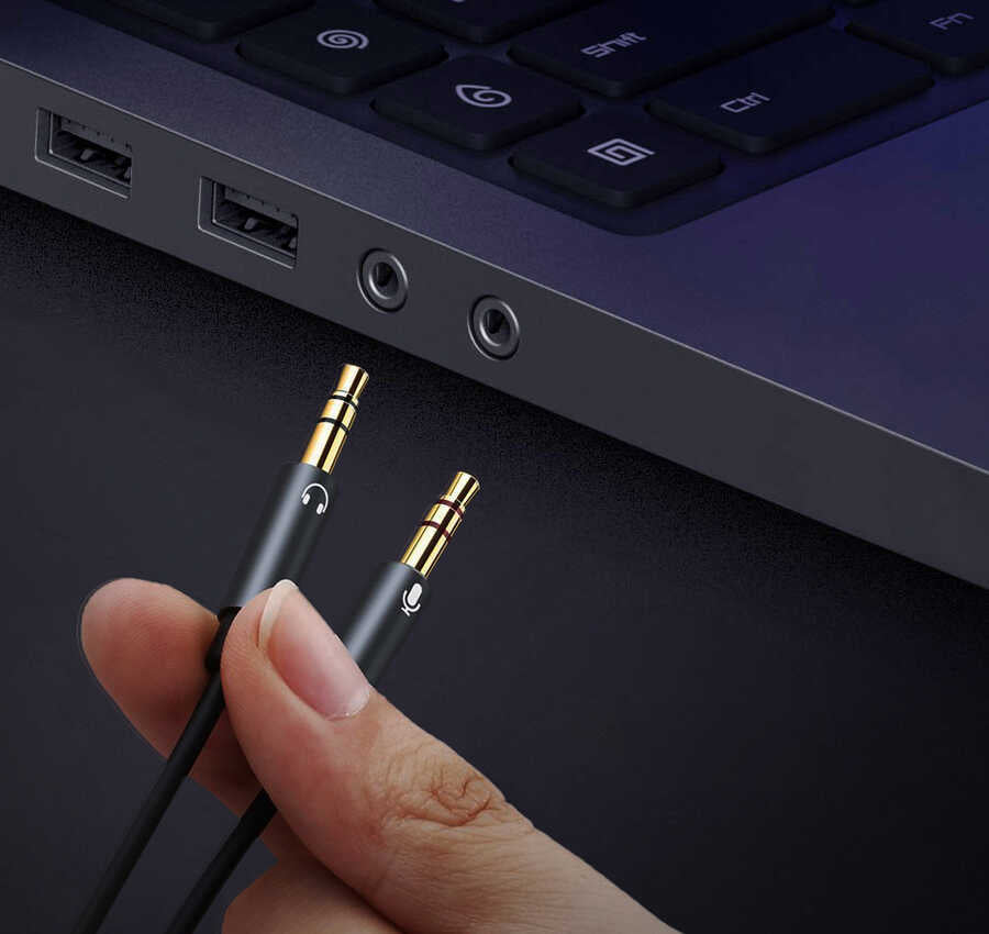 Qgeem QG-AU06 3.5mm Aux Çoğaltıcı Audio Kablo