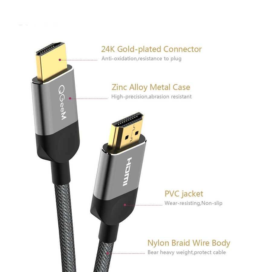 Qgeem QG-AV14 HDMI Kablo 1.5 Metre