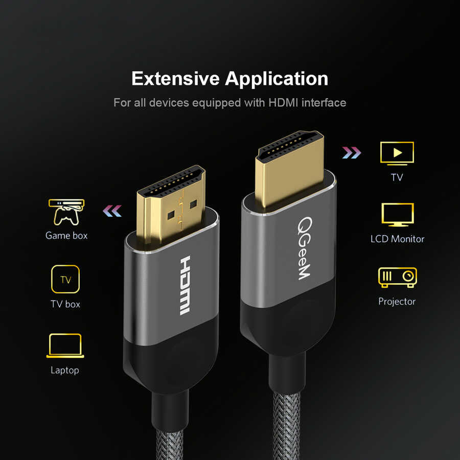 Qgeem QG-AV14 HDMI Kablo 1.5 Metre